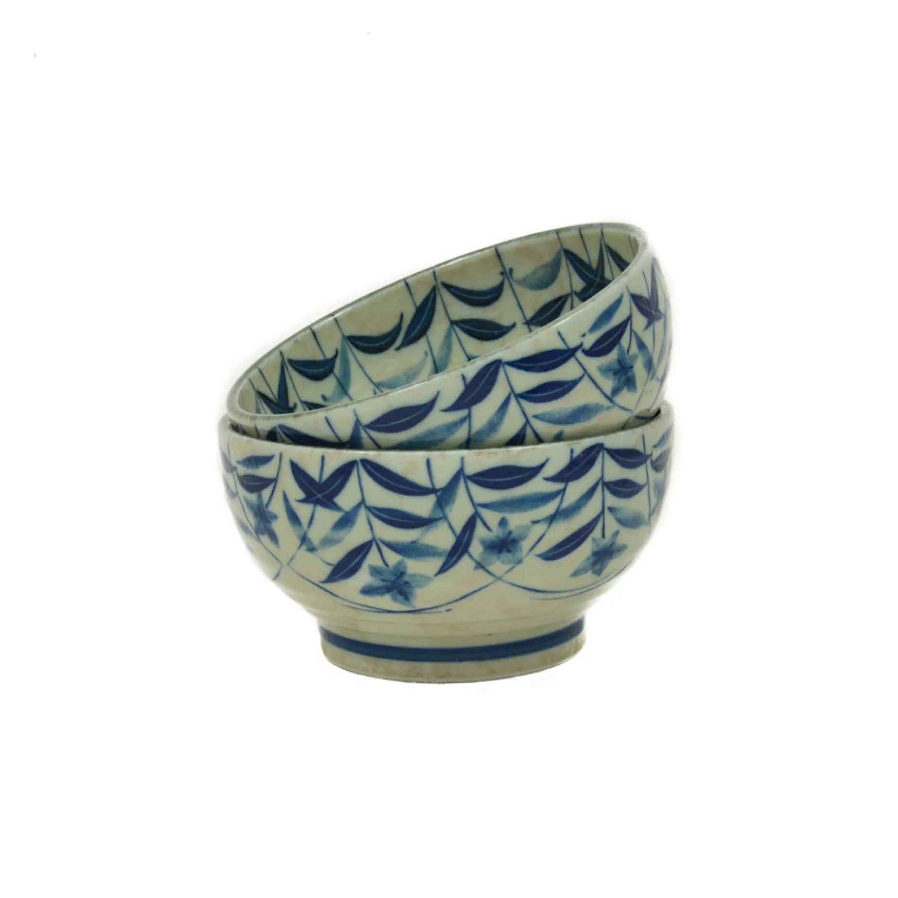 Kikyo Flower Ramen Bowl, 17cm dia x 9cm