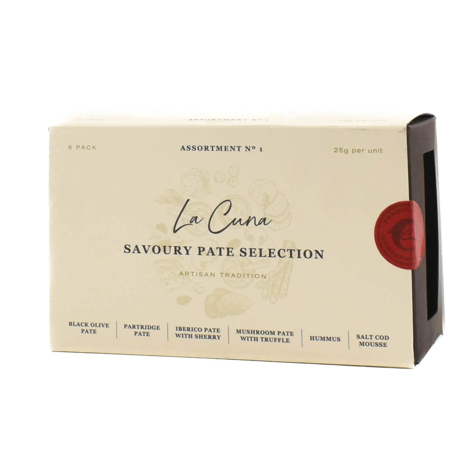 La Cuna Savoury Pate Selection, 6x25g