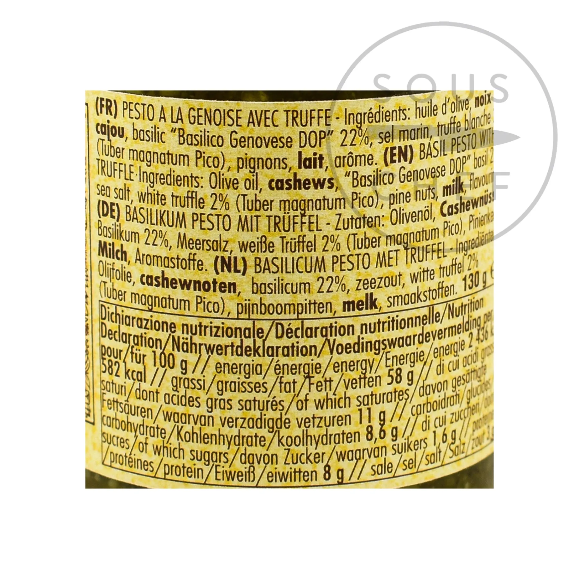 La Favorita Basil Pesto With Truffle, 130g