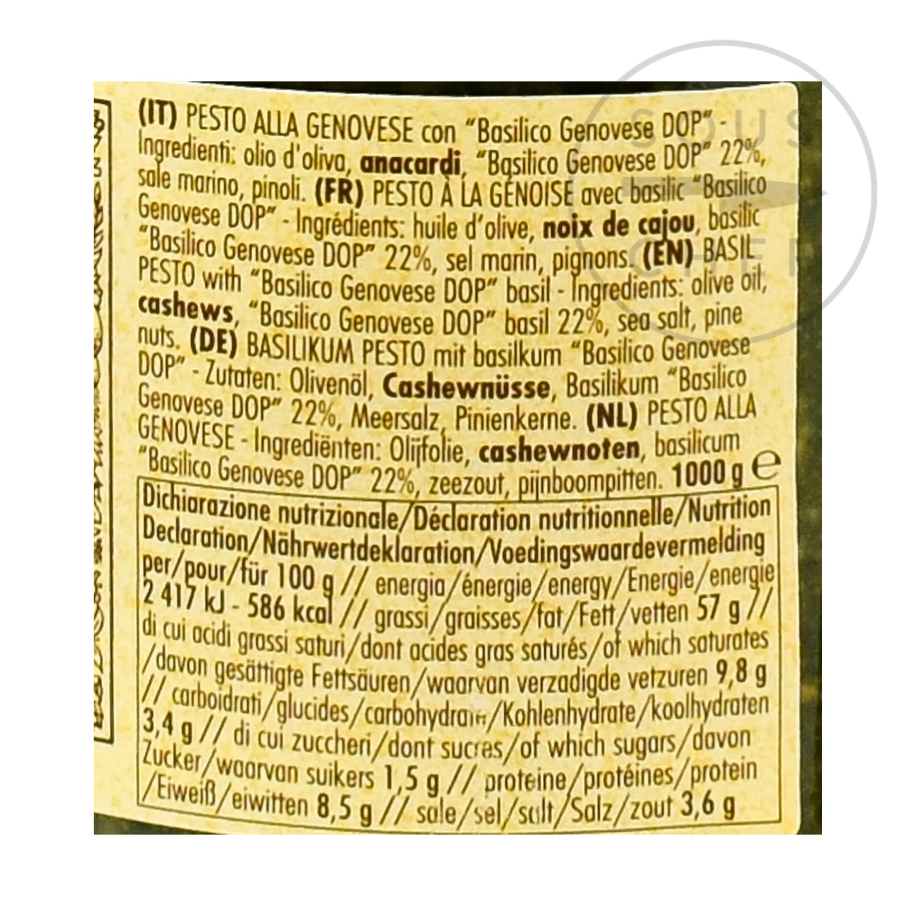 La Favorita Pesto With Genovese Basil DOP