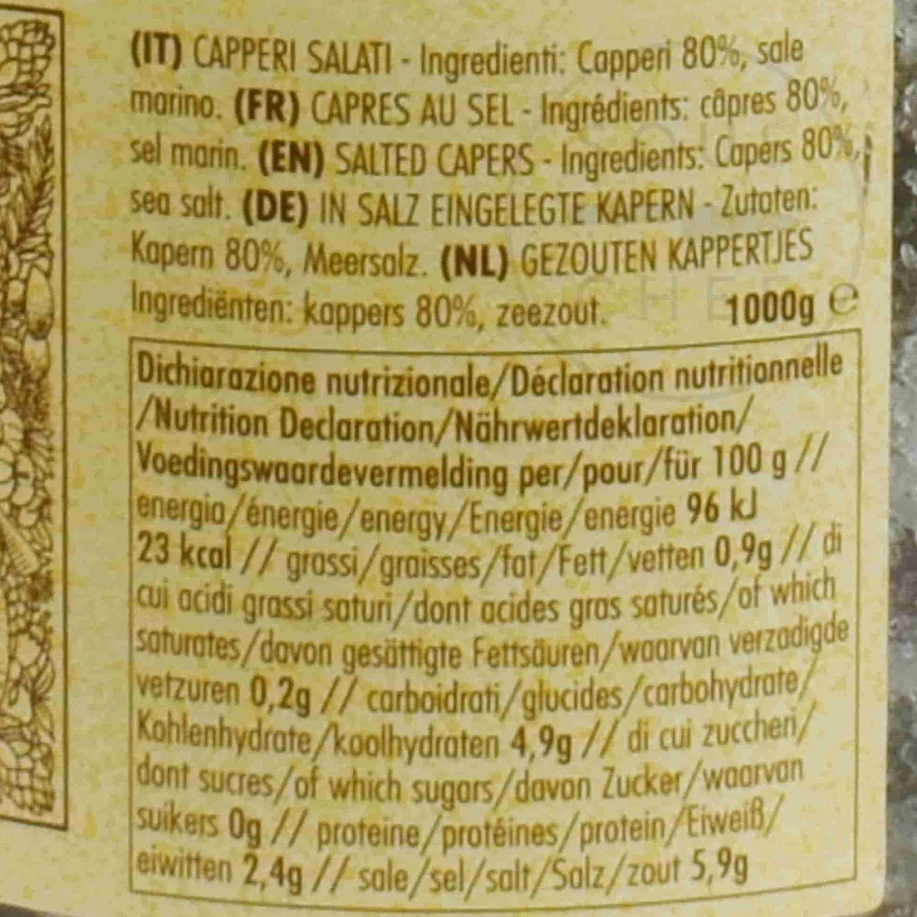 La Favorita Salted Capers