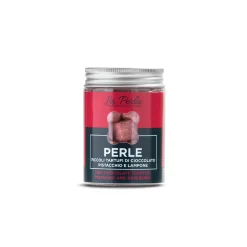 La Perla di Torino Mini Pistachio & Raspberry Truffles, 50g