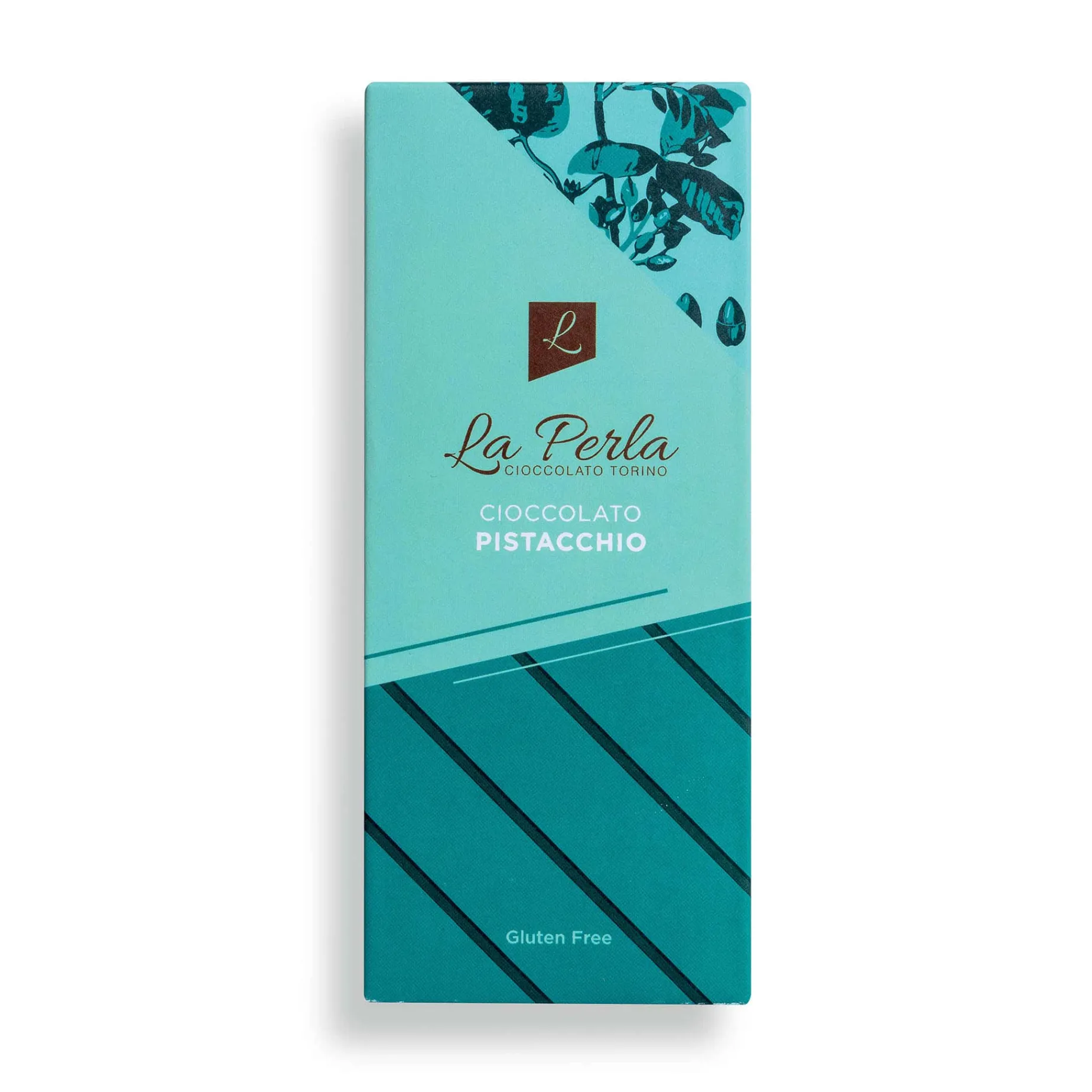 La Perla di Torino Pistachio Chocolate Bar, 60g