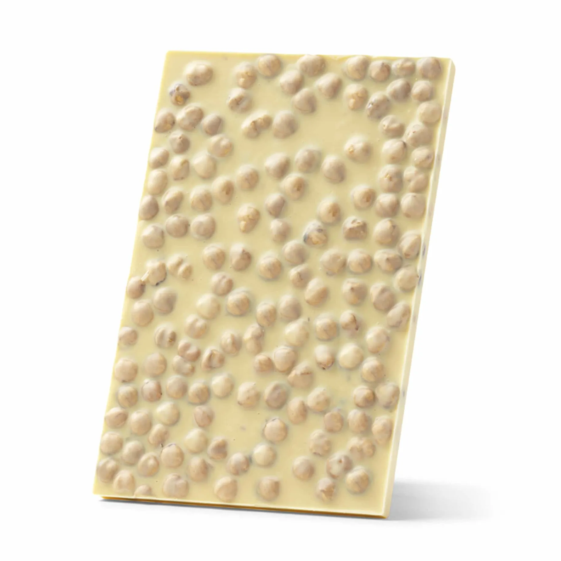 La Perla di Torino White Chocolate Slab with Whole Roasted Hazelnuts, 450g