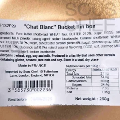 La Sablesienne French Sable Biscuits in Round Cat Tin, 250g