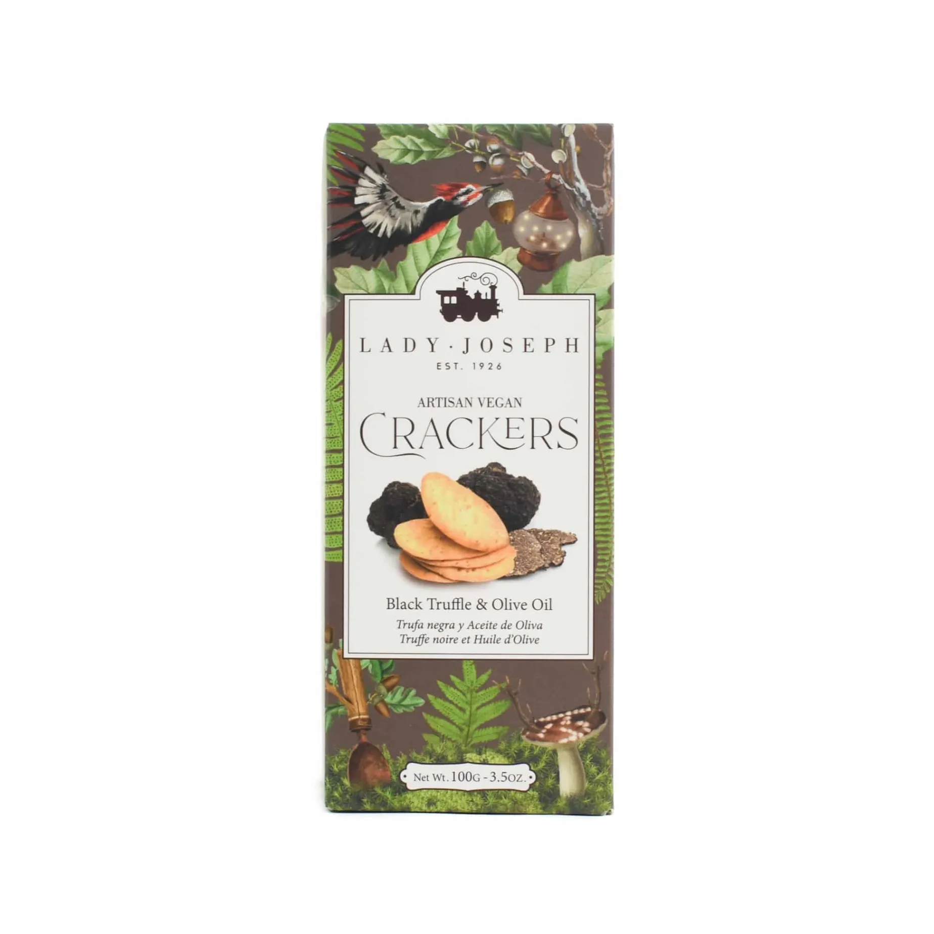 Lady Joseph Black Truffle Crackers, 100g