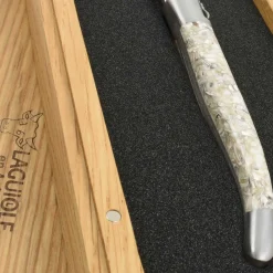 Laguiole en Aubrac Oyster Knife, Oyster Shell Handle