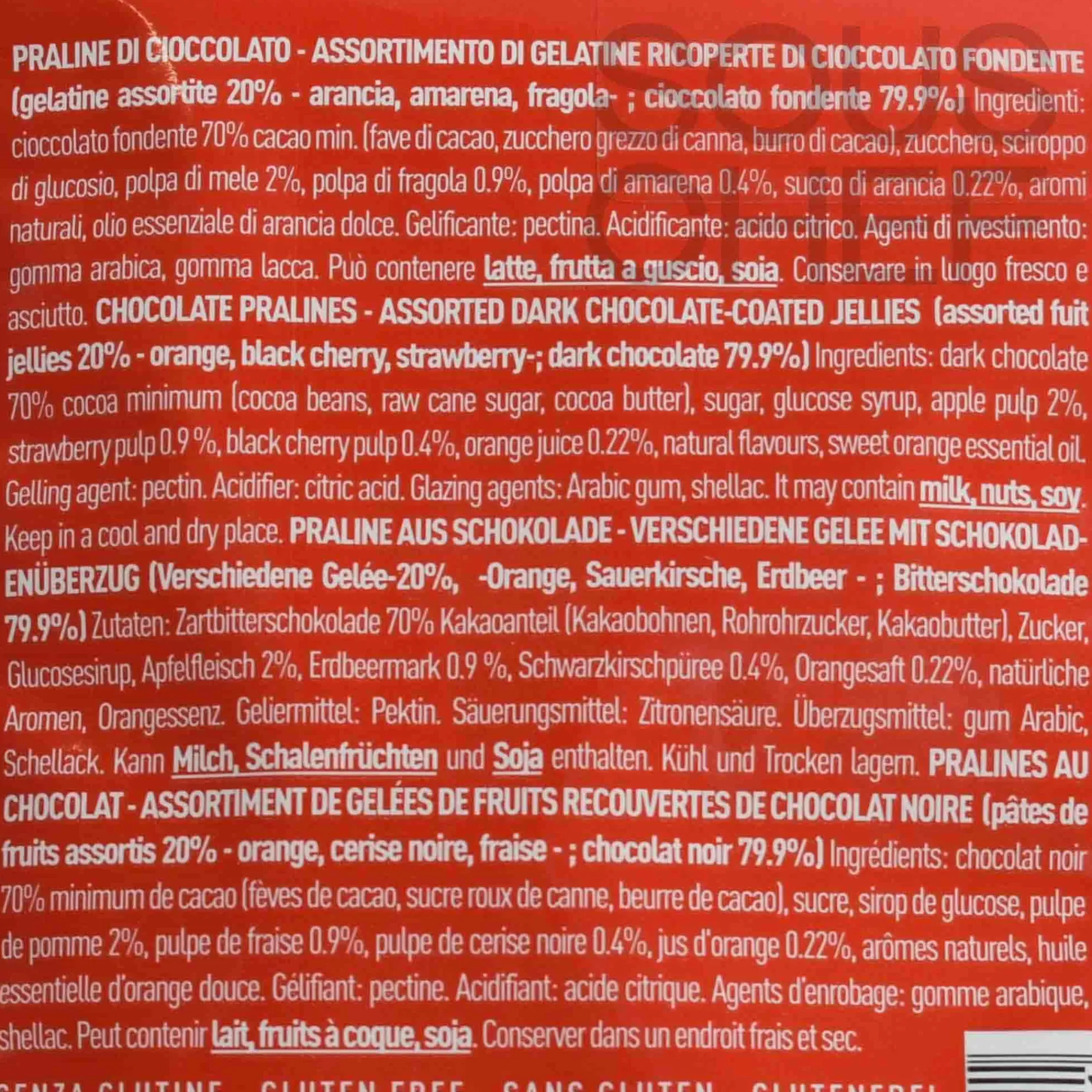 Leone Chocolate Covered Fruit Jellies, 150g