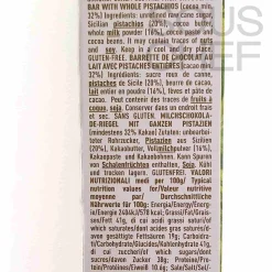 Leone Milk Chocolate Bar with Whole Sicilian Pistachios, 55g