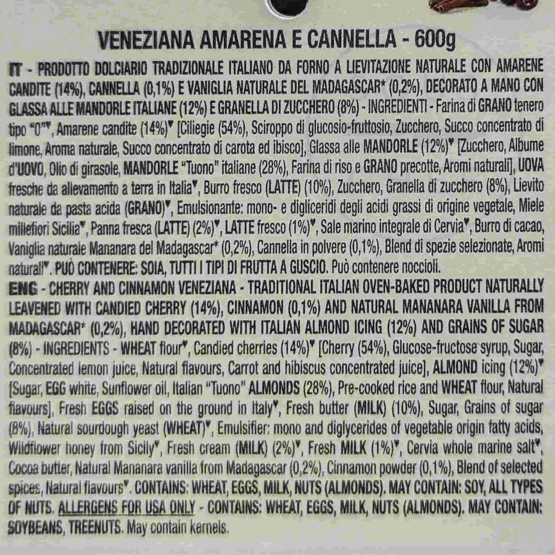 Loison Cherries and Cinnamon Veneziana, 600g