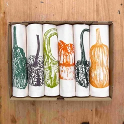 Lottie Day Set of 6 Squash Napkins