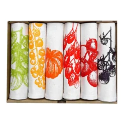 Lottie Day Set of 6 Tomato Napkins