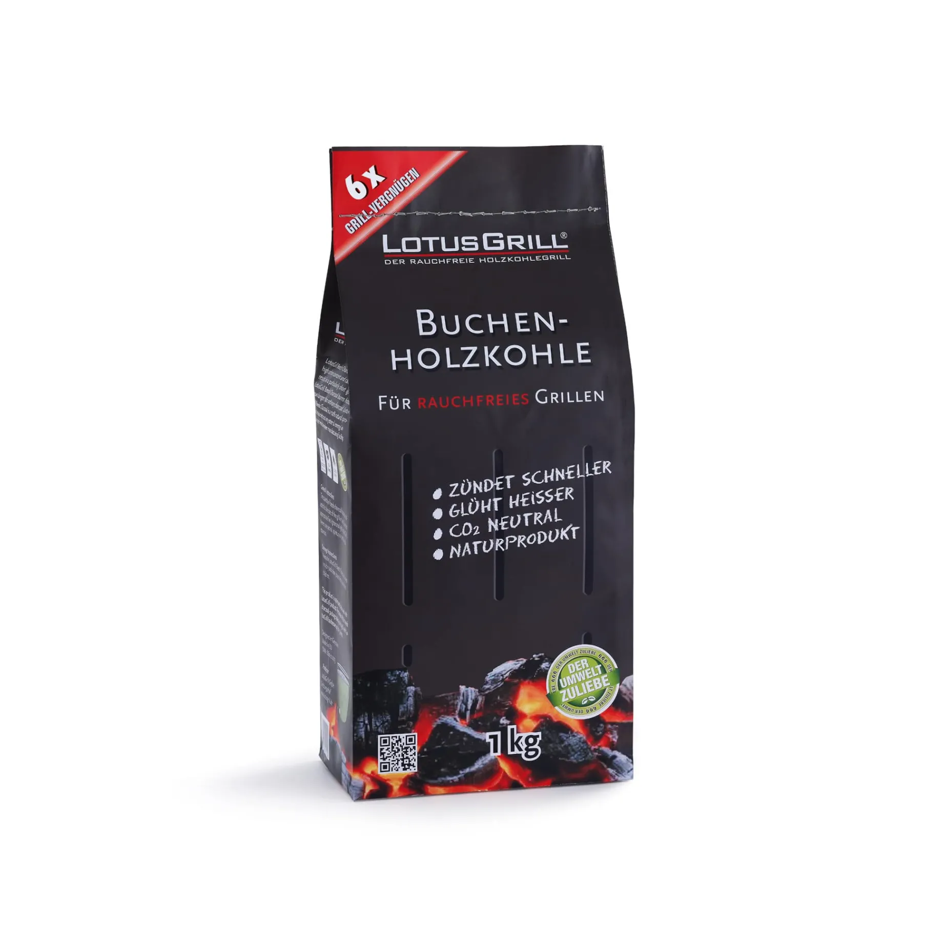 Lotus Grill Beech Charcoal, 1kg