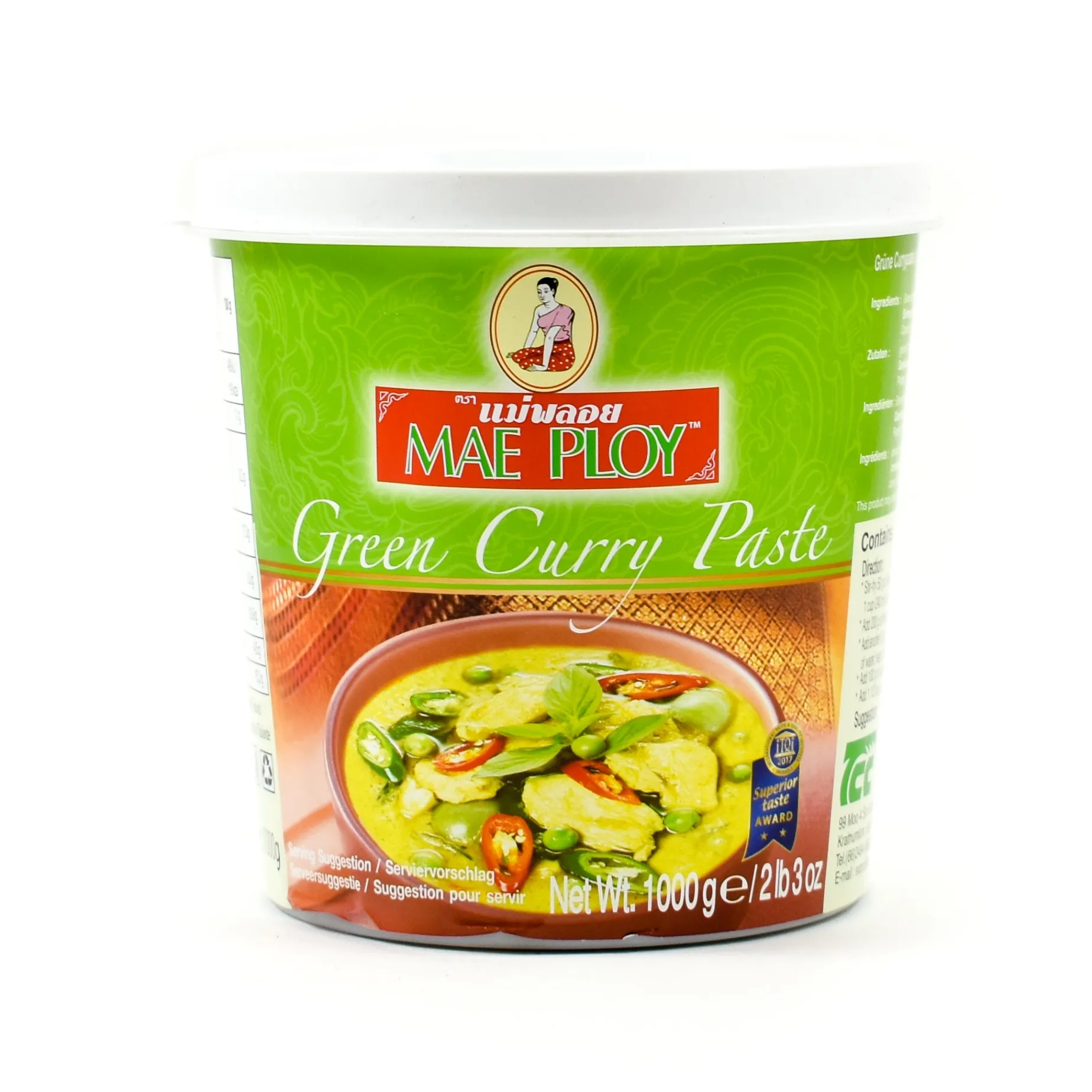 Mae Ploy Green Curry Paste, 1kg
