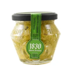 Maison Bremond Green Olive Tapenade with Grilled Almonds & White Balsamic Vinegar, 100g