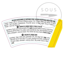 Maison Bremond Lemon Curd Cream & Olive Oil, 220g