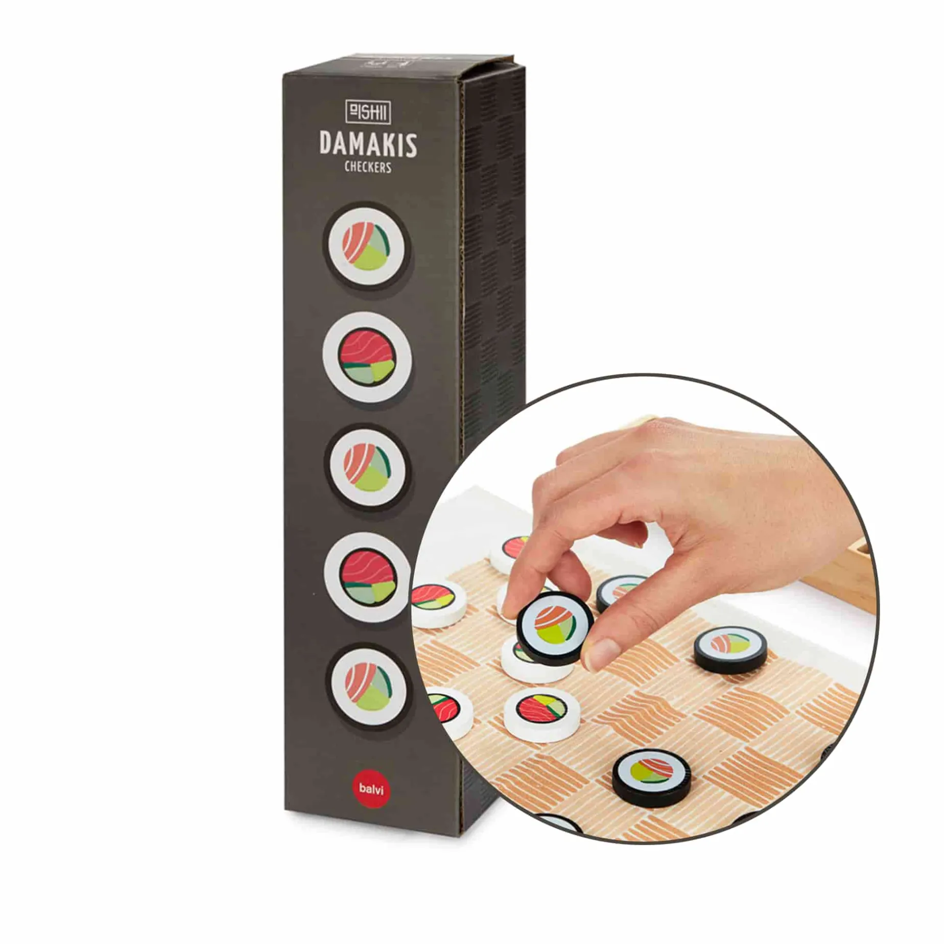 Maki Sushi Checkers Game