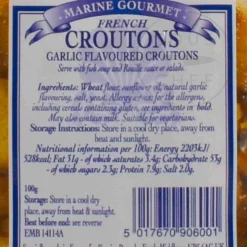 Marine Gourmet Garlic Croutons, 100g