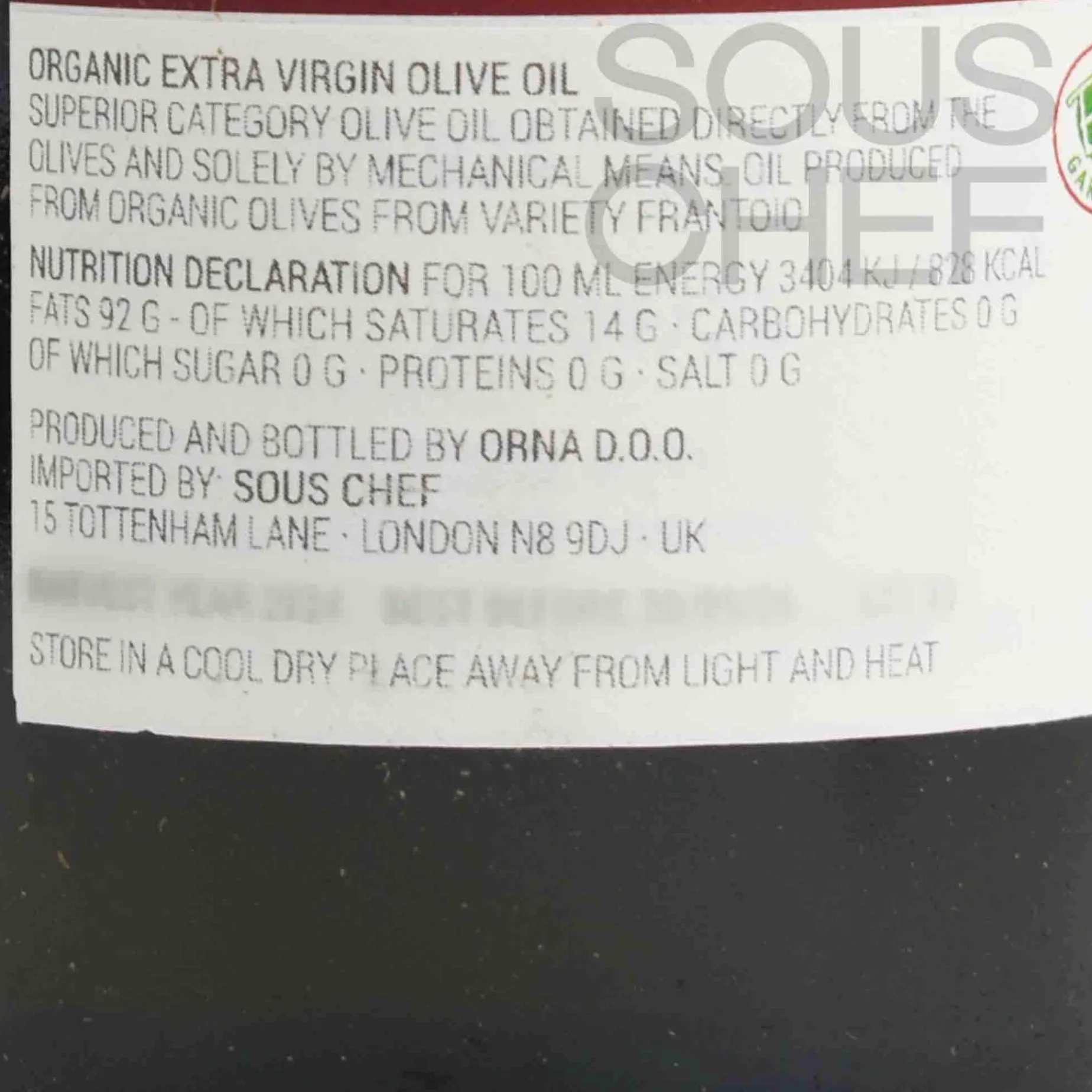 Mate Timbro Istriano Frantoio Organic Extra Virgin Olive Oil