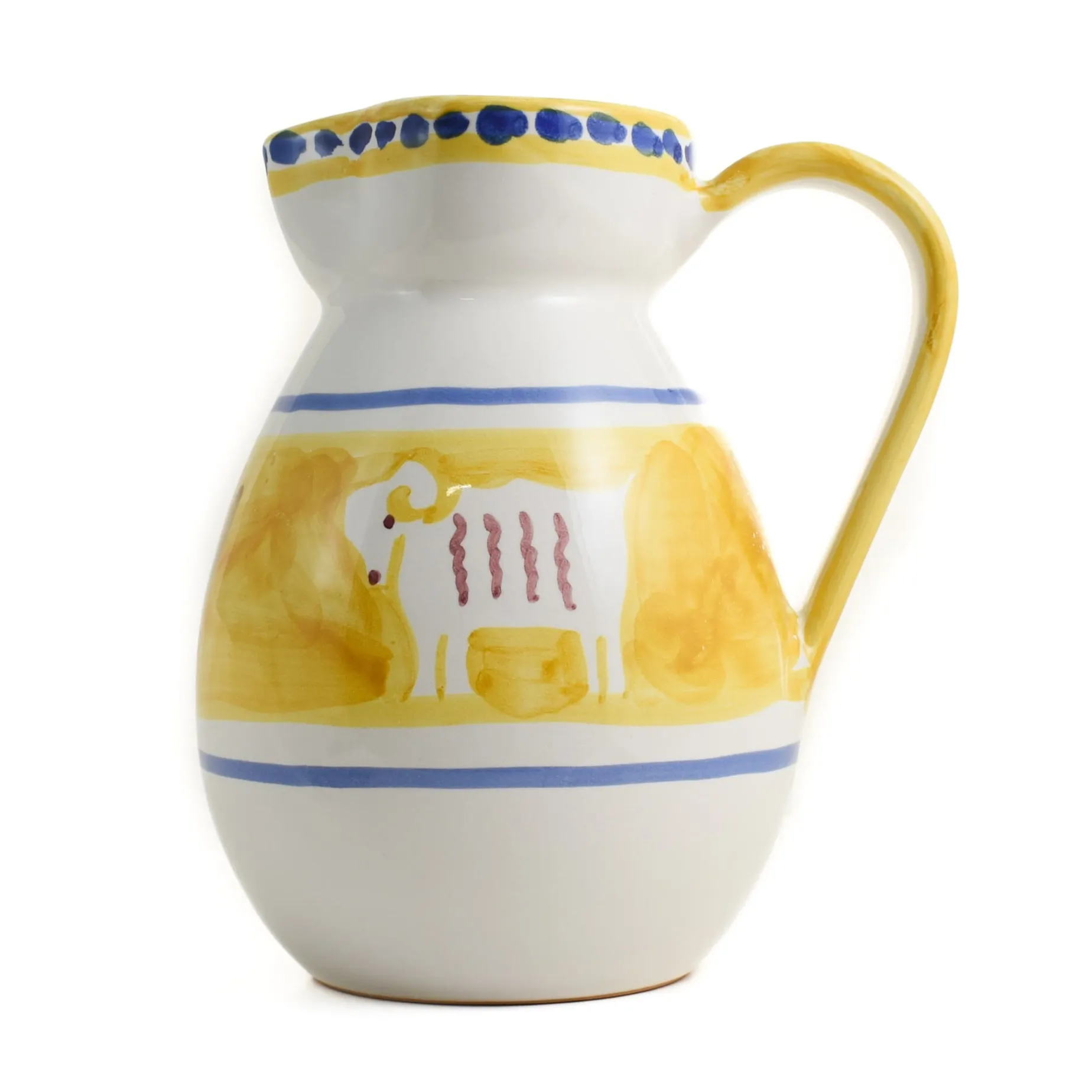 Materia Gallina Yellow Goat Pitcher, 1 Litre