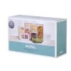 Mepal Modula 7 Piece Storage Starter Set, White