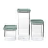Mepal Omnia 3 Piece Set Food Storage Box, Nordic Sage