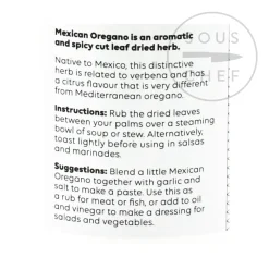 Mexican Oregano, 20g