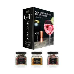 Mill & Mortar Gin Botanicals Garnish Set - Flower Power