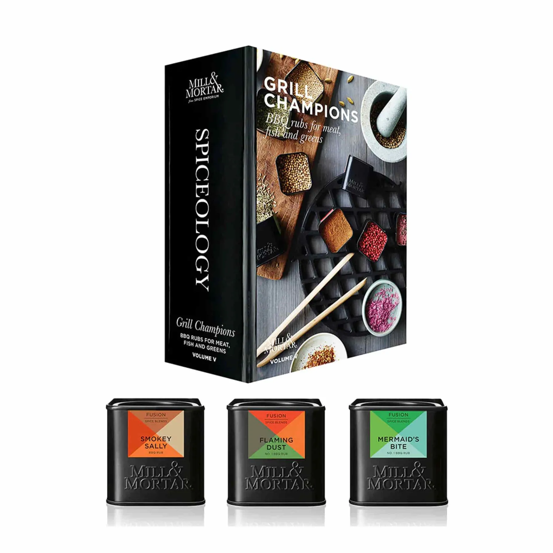 Mill & Mortar Organic Grill Champions Spice Blends Gift Set