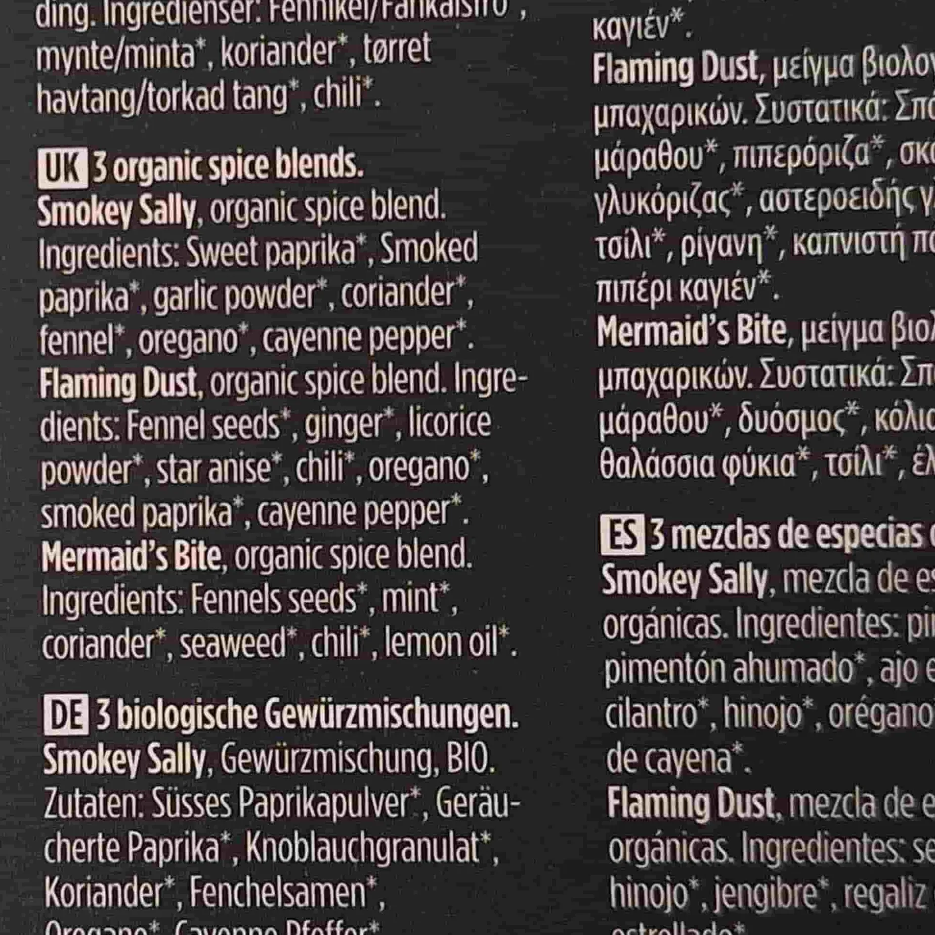 Mill & Mortar Organic Grill Champions Spice Blends Gift Set