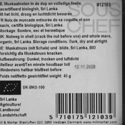 Mill & Mortar Organic Nutmeg & Mace, 45g