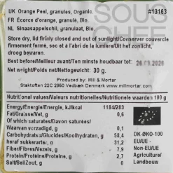 Mill & Mortar Organic Orange Peel, 30g