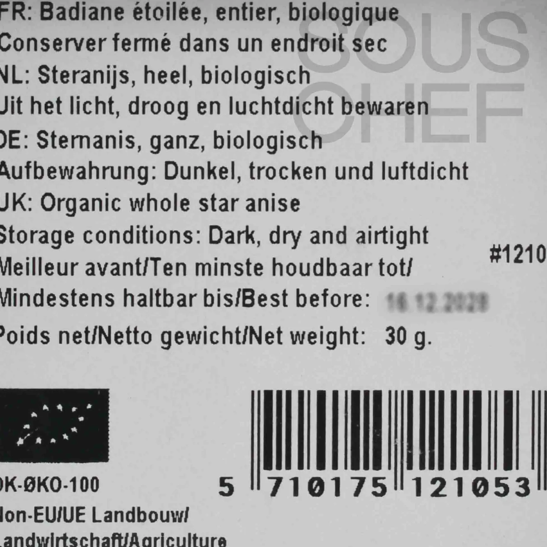 Mill & Mortar Organic Star Anise, 30g