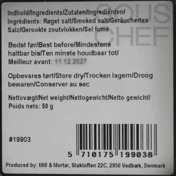 Mill & Mortar Smoked Salt Flakes, 80g