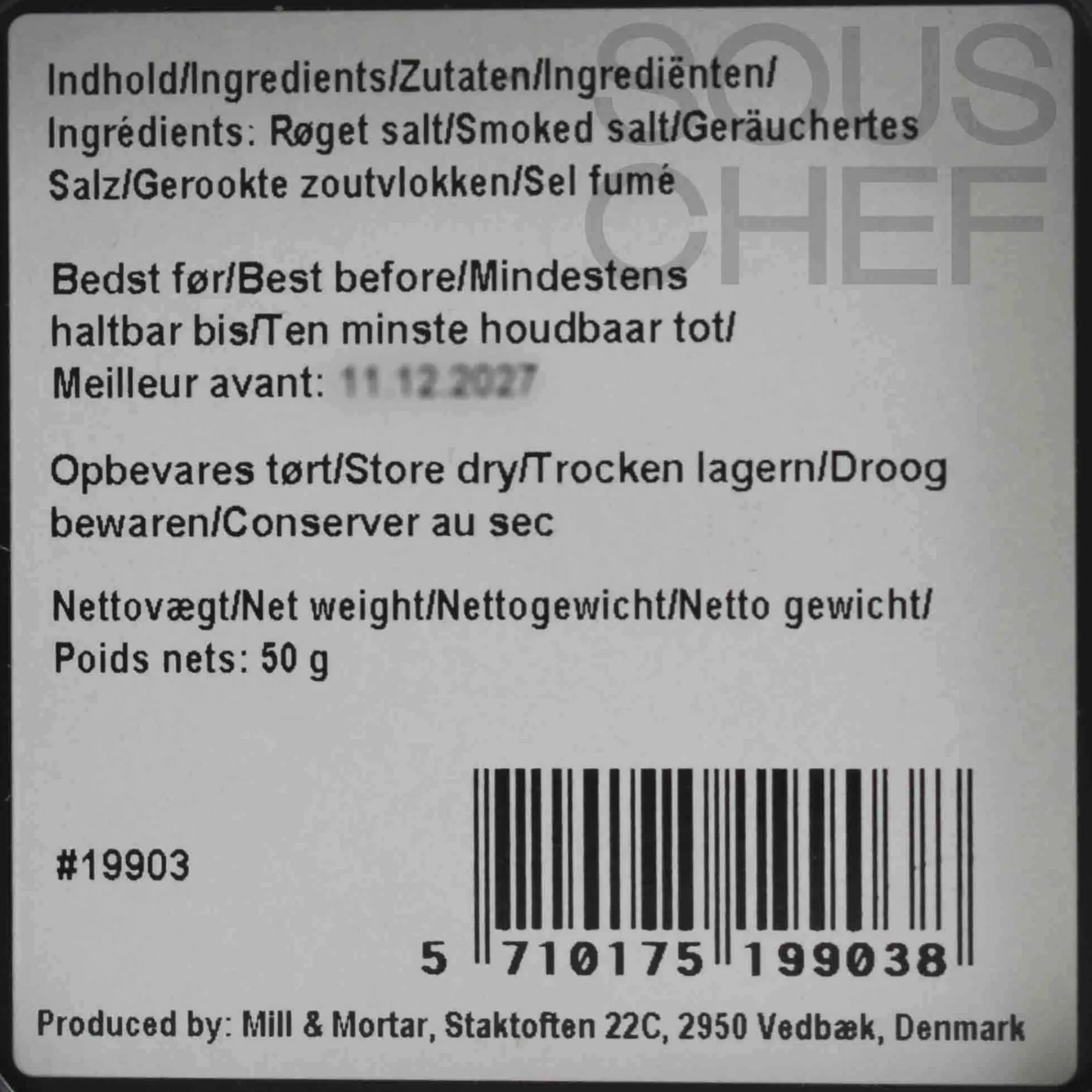 Mill & Mortar Smoked Salt Flakes, 80g