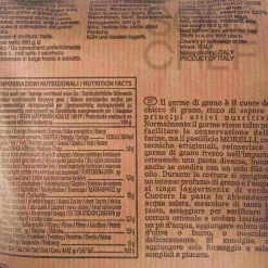 Morelli Penne Pasta with Wheat Germ, 500g