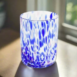 Murano Glass Tumbler, Blue
