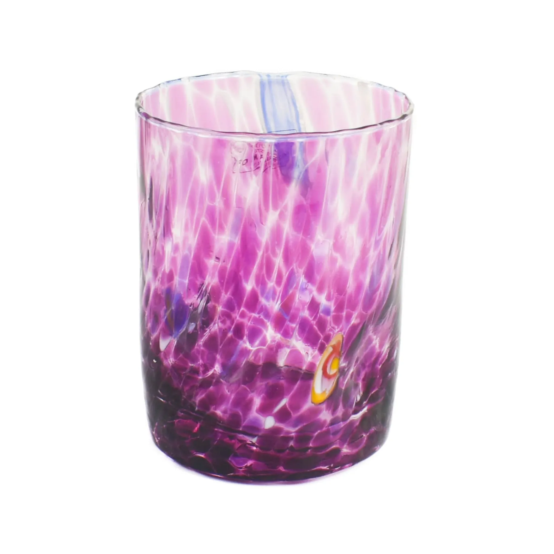Murano Glass Tumbler, Purple