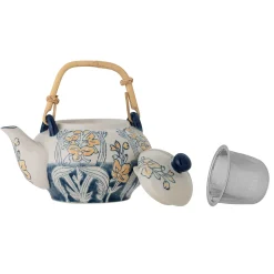 Myah Floral Teapot with Teastrainer, 15cm