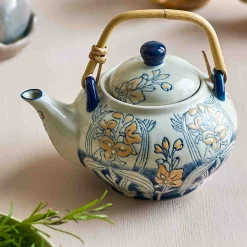 Myah Floral Teapot with Teastrainer, 15cm