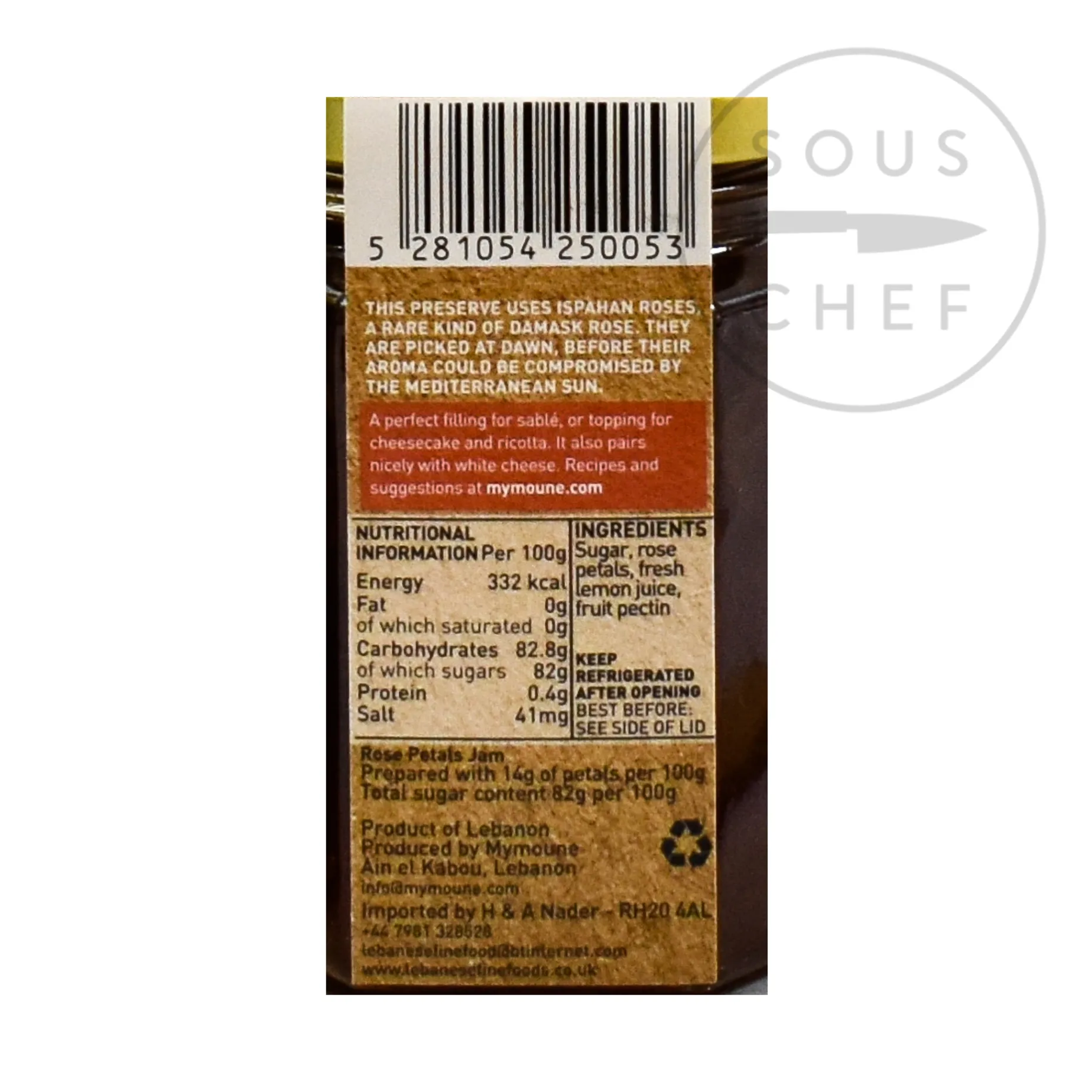 Mymoune Rose Preserve, 250g