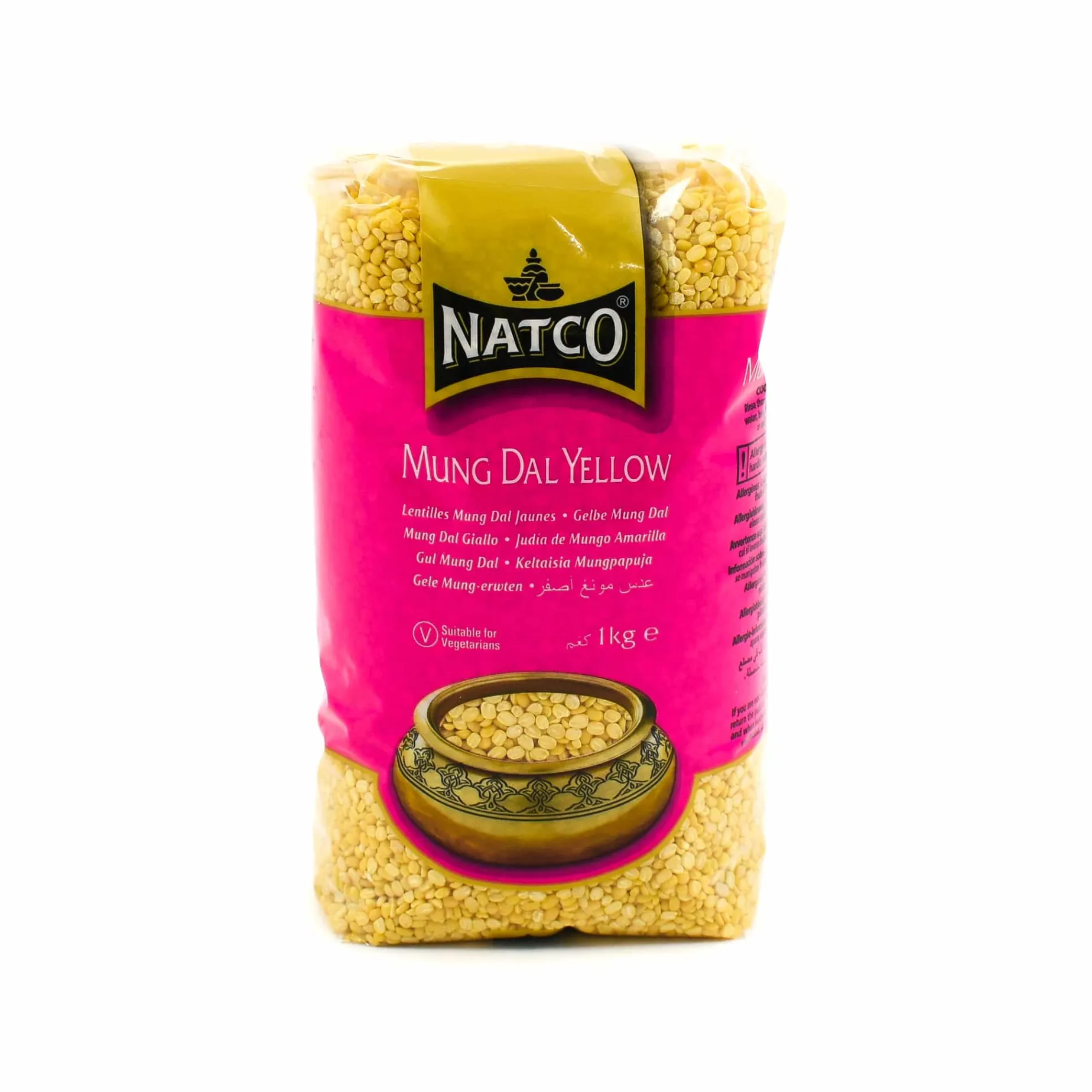 Natco Mung Dal (Moong Dal) Yellow, 1kg