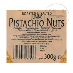 Natco Roasted & Salted Pistachios, 300g