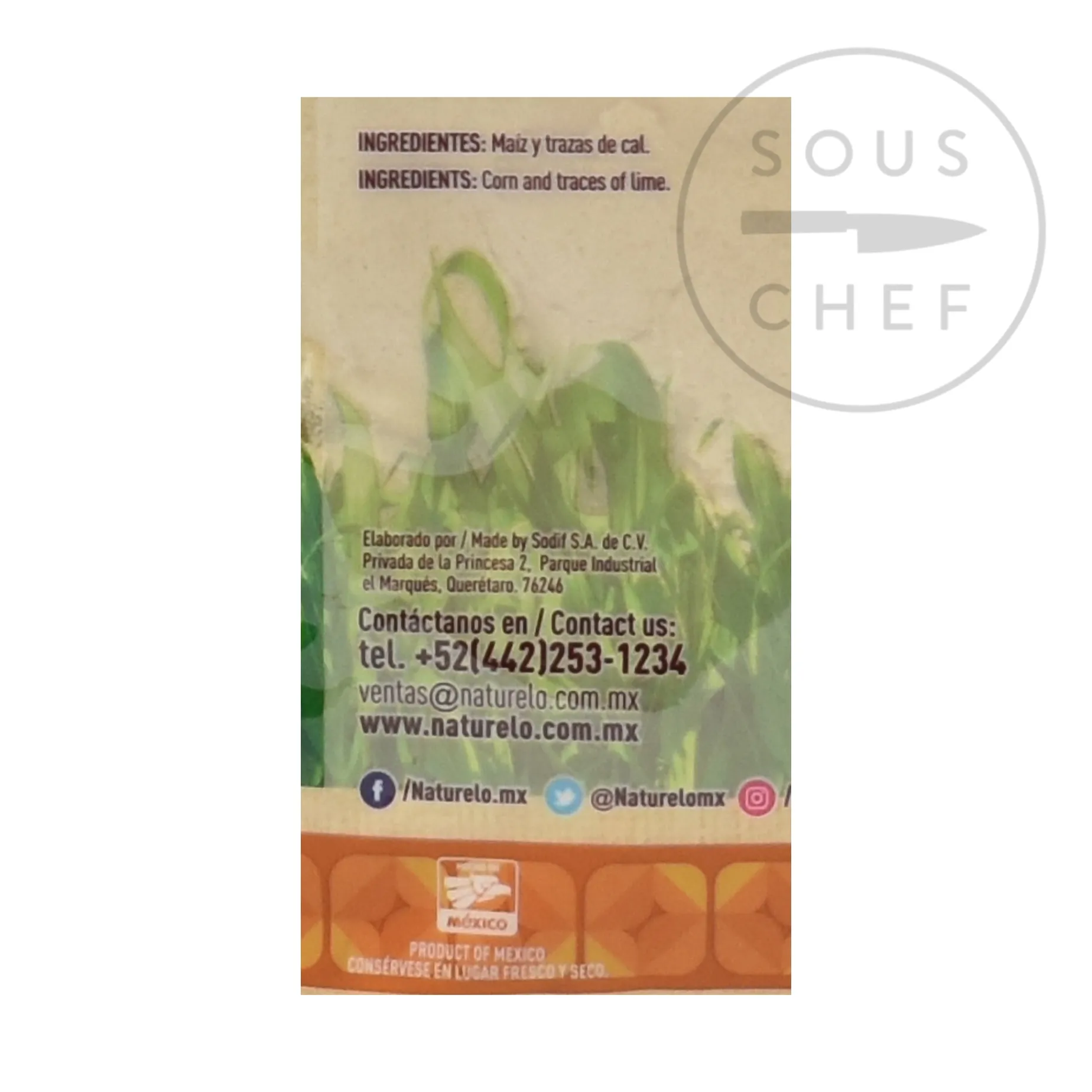 Naturelo White Masa Harina, 1kg