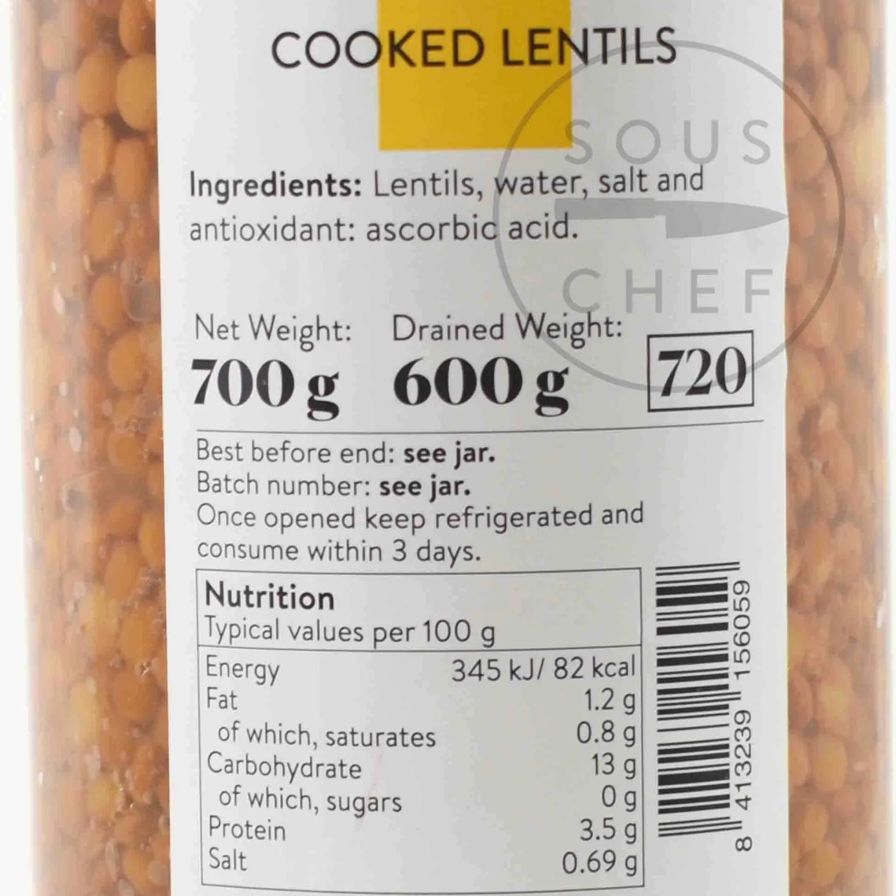 Navarrico Lentejas - Brown Lentils, 700g
