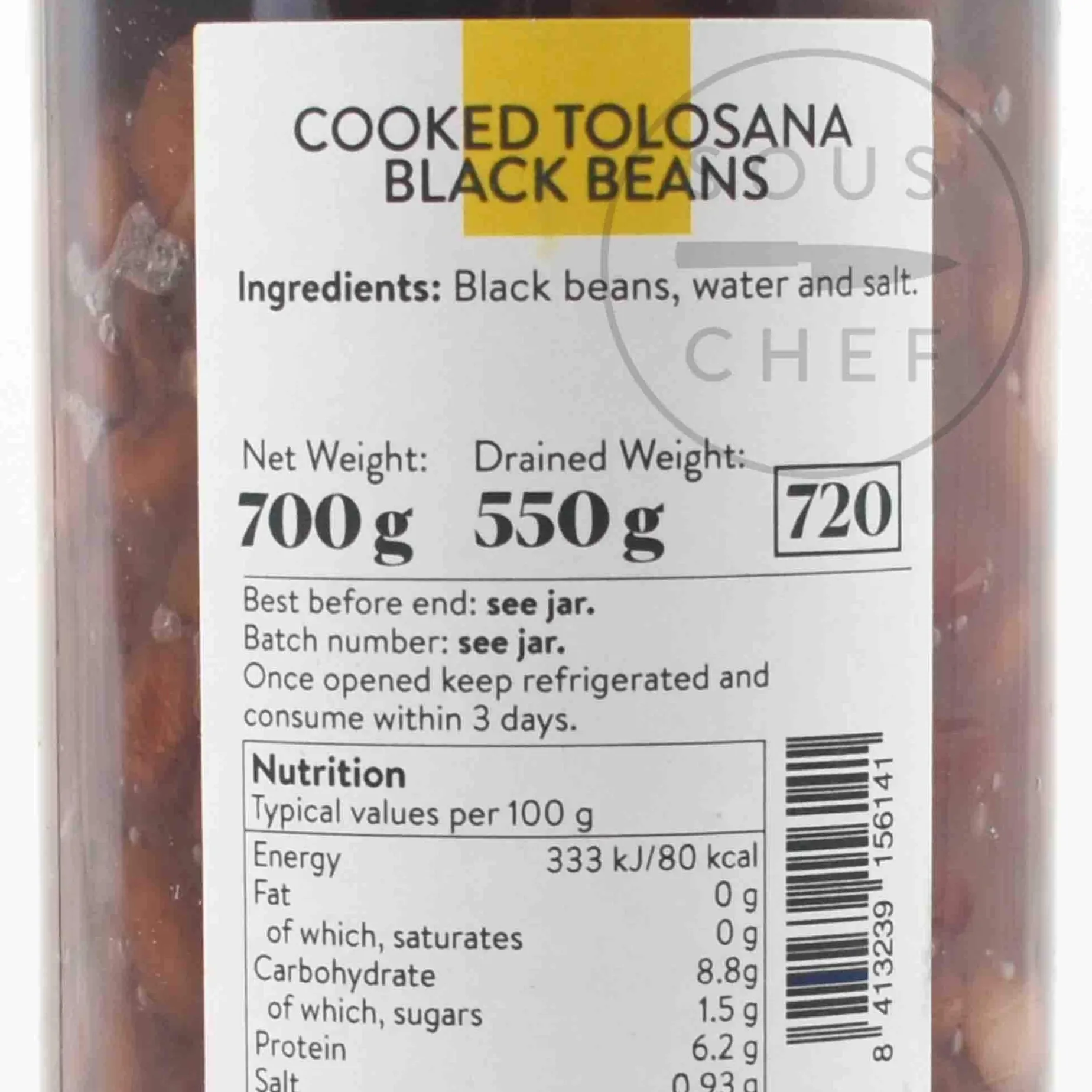 Navarrico Tolosana Black Beans, 660g