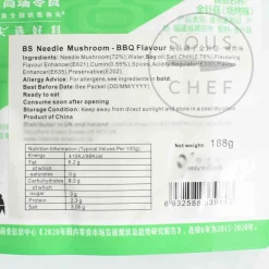 Needle Mushroom Snack BBQ Flavour, 188g