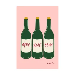 Neesh Home More Wine Please Tea Towel