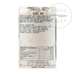 Ninben Shiro Dashi - Bonito Soup Stock, 500ml