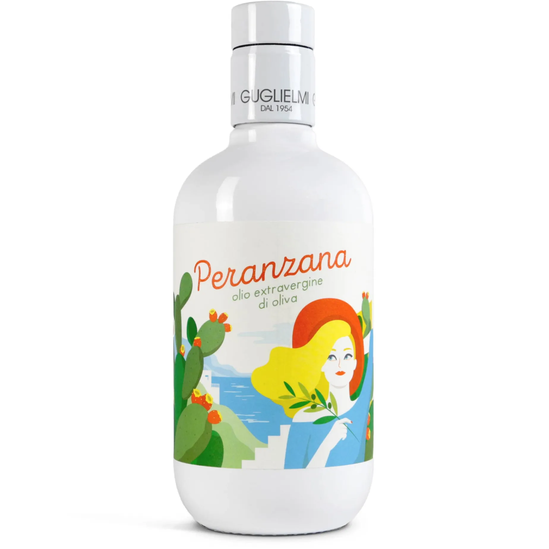 Olio Guglielmi Single Varietal Peranzana Extra Virgin Olive Oil, 500ml